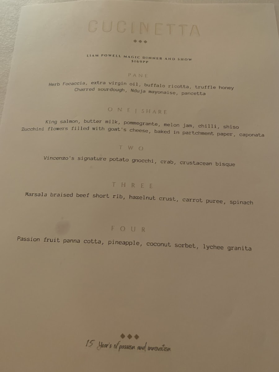 Menu Cucinetta Sydney-4