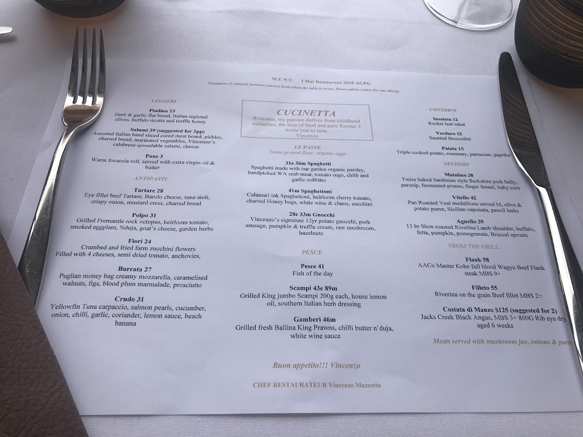 Menu Cucinetta Sydney-6